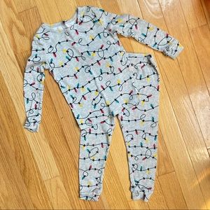 Joe Fresh holiday lights pajamas